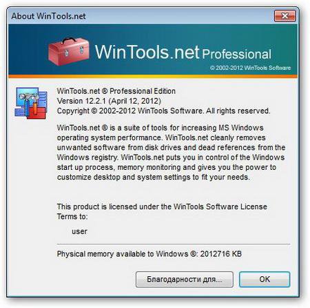 WinTools.net Professional v12.2.1 + Portable