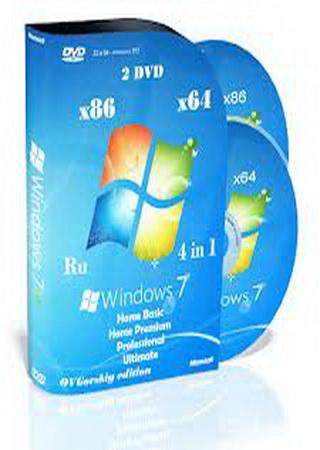 Windows 7 SP1 x86/x64 Ru 4in1 Orig-Upd 10.2012 2DVD