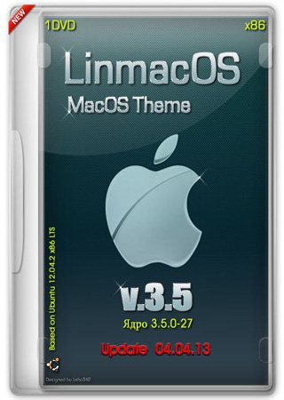 LinmacOS v.3.5 x86 (RAM до 64Gb) (MacOS Theme) 2xDVD
