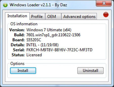 Windows Loader 2.1.1