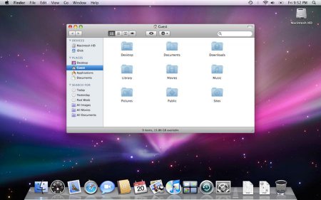 Mac OS X Leopard 10.5.8 (DMG-образ установленной системы)
