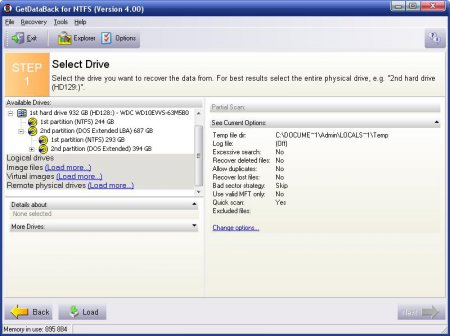 GetDataBack NTFS 4.0.0.3 Portable