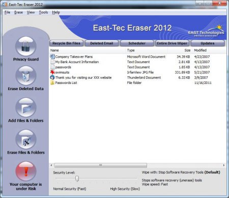 East-Tec Eraser 2012 10.0.7.100 + Portable