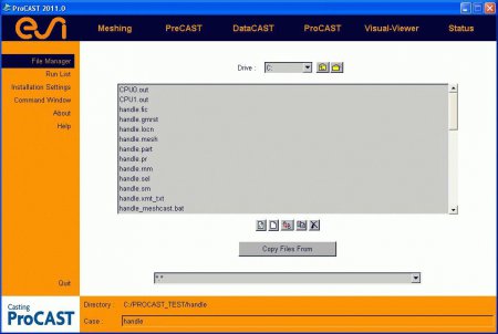 ESI ProCAST 2011.0 for Windows