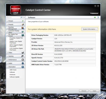 ATI Catalyst Display Drivers 12.6 WHQL