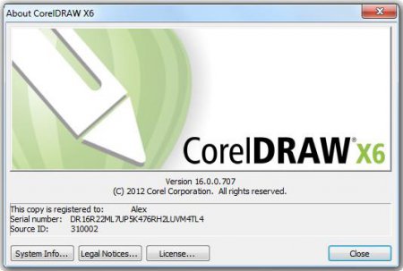 CorelDRAW Graphics Suite X6 16.0.0.707