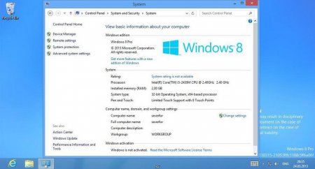 Windows 8 Professional Blue 6.3 Build 9364 (x86)