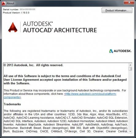 Autodesk AutoCAD Architecture 2014 (I.18.0.0)