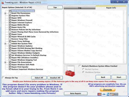 Windows Repair (All in One) 1.9.13 + Portable 