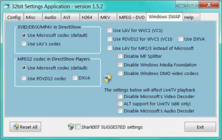 Windows 8 Codecs 1.5.2 + x64 Components