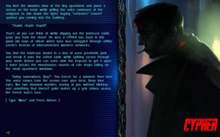 CYPHER: Cyberpunk Text Adventure